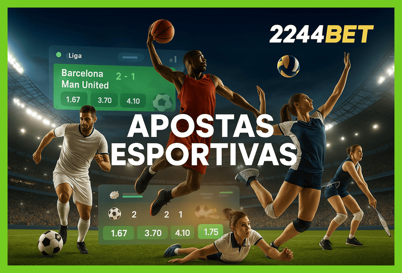 Apostas esportivas no cassino online 2244BET